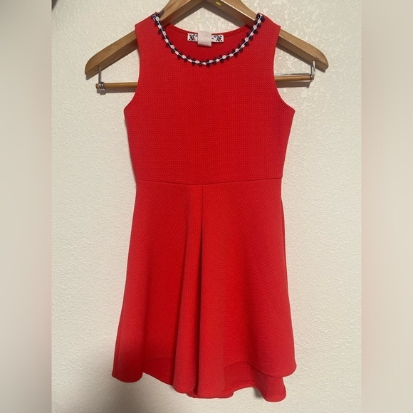 mini me new york Other - Mini Me New York Girls Red Coral  Dress Size 6x